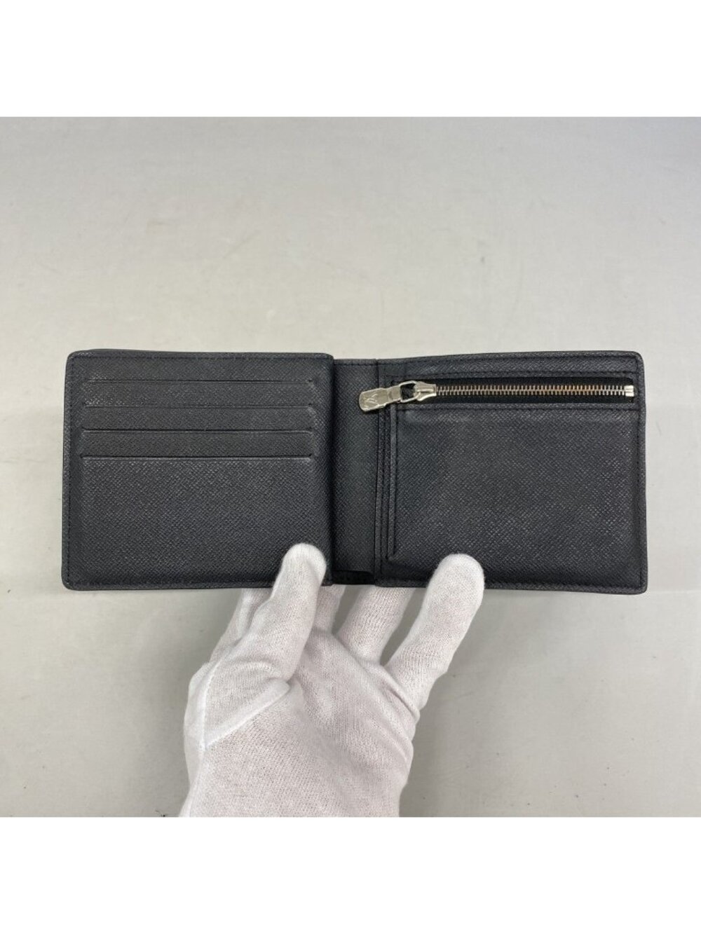 Louis Vuitton Wallet Damier Graphite Portefeuille Amerigo NM Black Gray - Picture 8 of 9